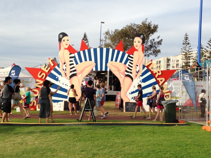 Perth Events Sunset Verandah di Scarborough beach sebagai part of Summerset Arts Festival