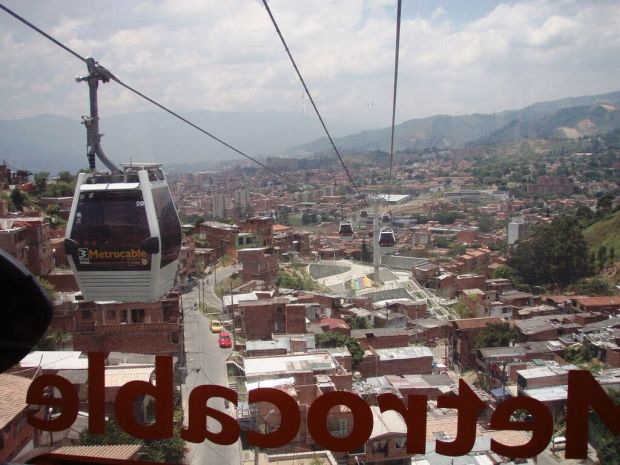 Metrocable di kota Medellin - Kolombia
